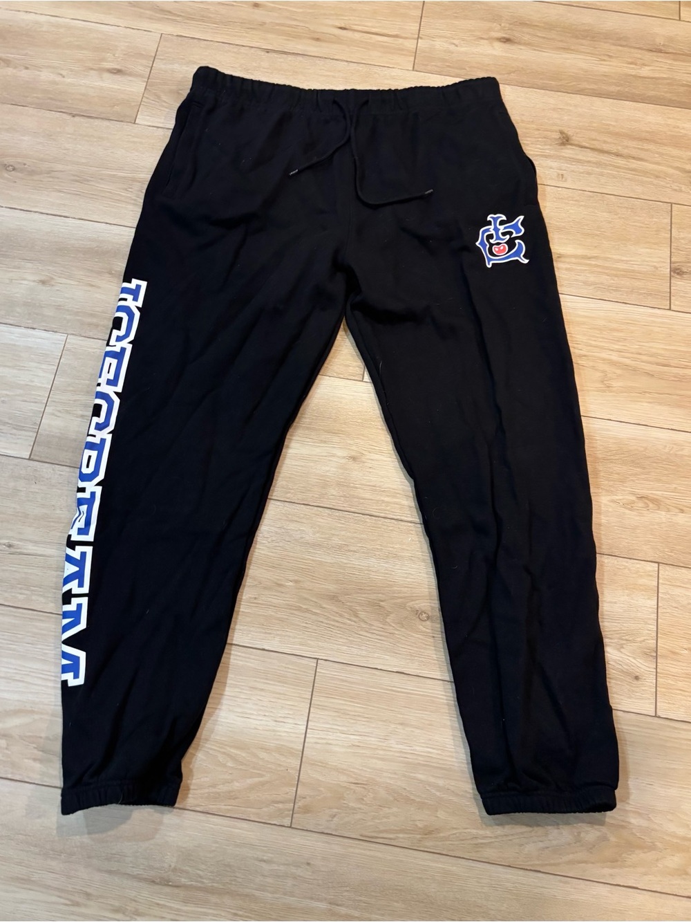 ICECREAM Running Dog Sweatpants Mens XL Black Graphic Joggers 29” Inseam